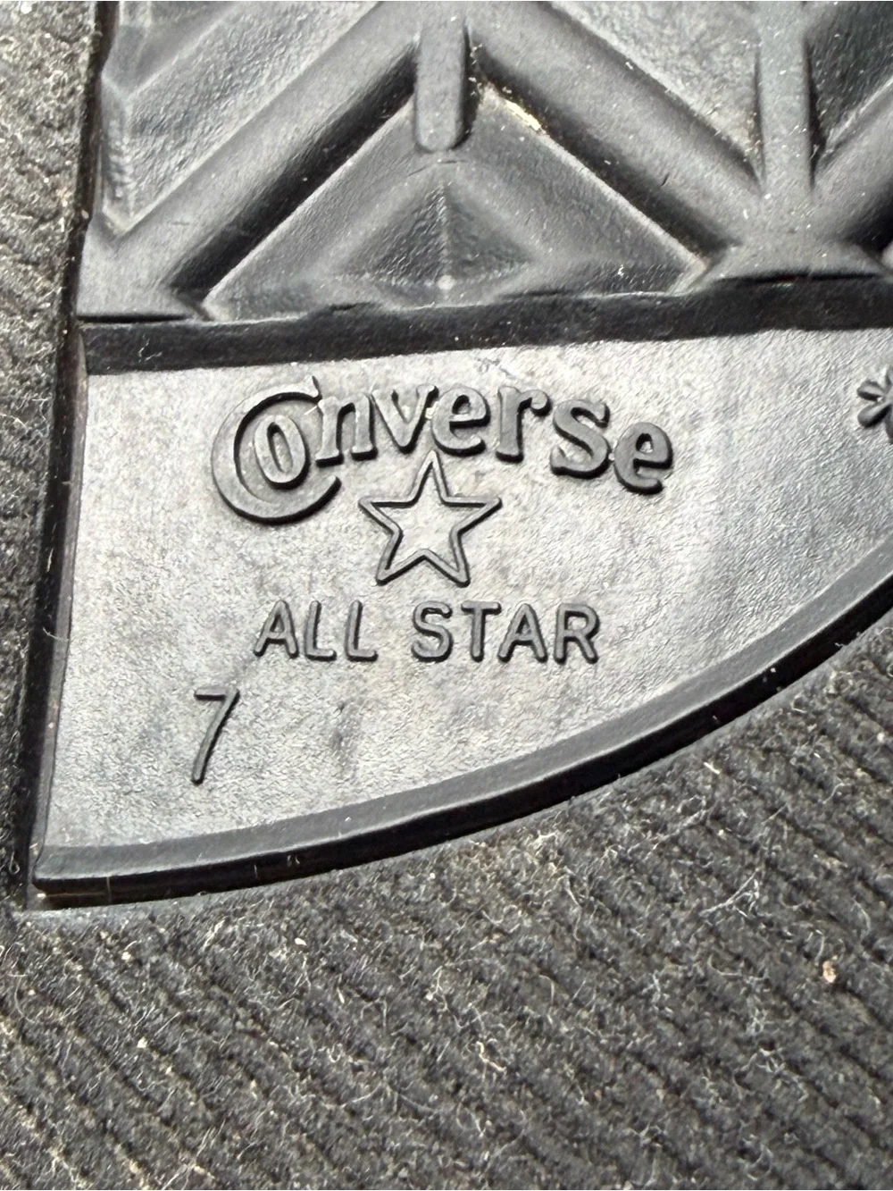 Converse Black All Star Low Top Sneakers Toddler 7